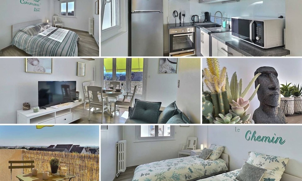 Troyes Apartment | Le Voltaire - Balcony - Train station - Mon Groom