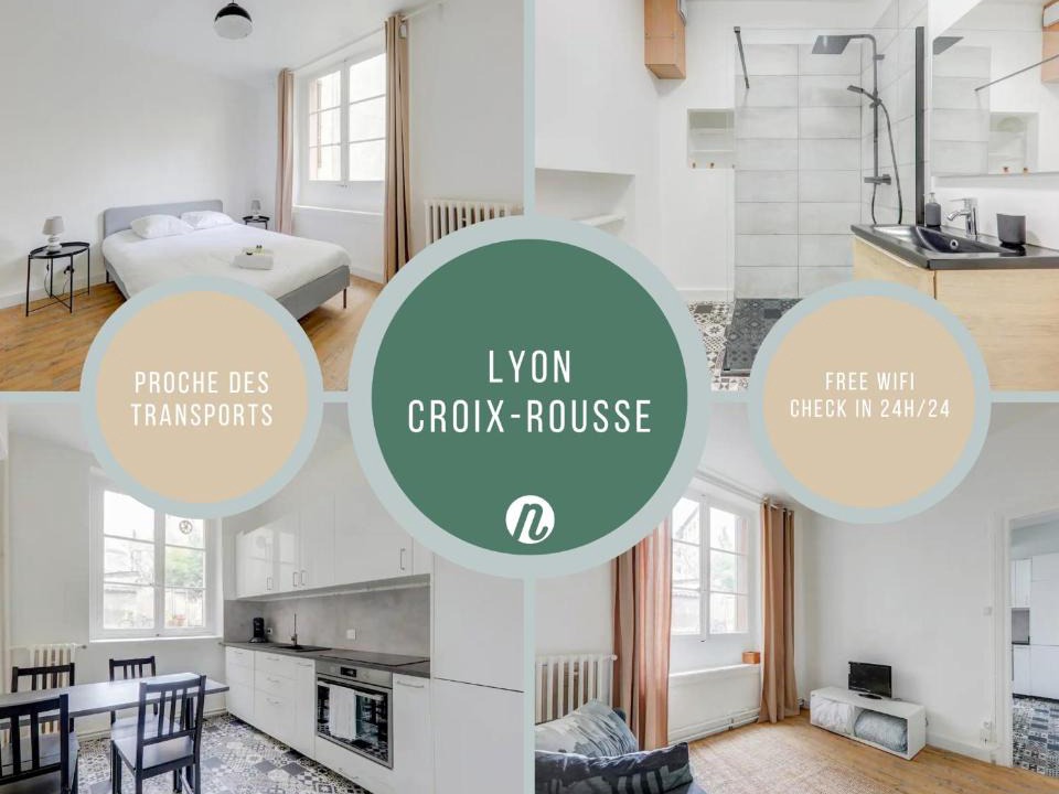 Boucle - Gros Caillou Apartment | Le White Cozy - Lyon - Croix Rousse