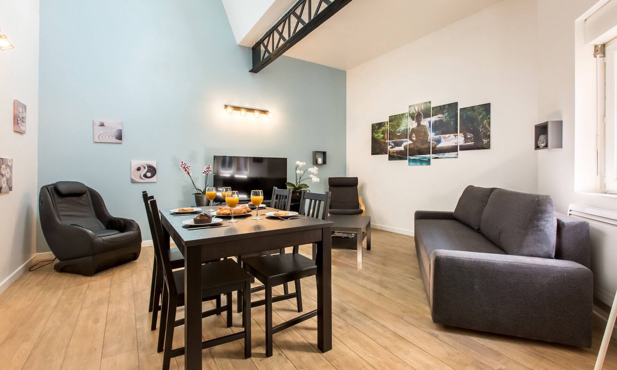 Tourcoing Apartment | Le Zen, Appartement Avec Fauteuil Massant!