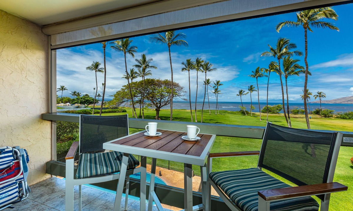 Kihei Condo | Leinaala Oceanfront #302 Panoramic Ocean Front View, A/C Great Location, Pool