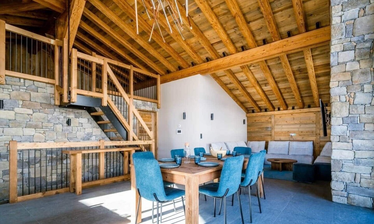 Les Deux Alpes Ski Chalet | Les Chalets du Pic : 26 pers panoramic view