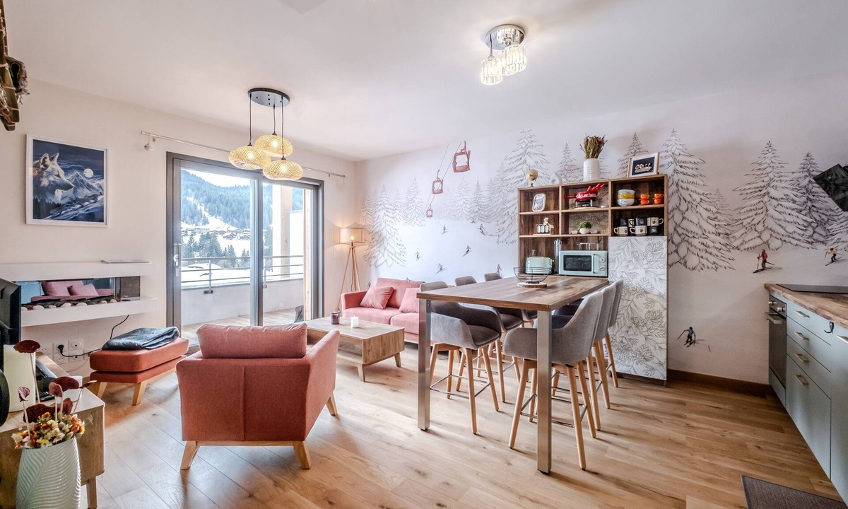 Neydens Apartment | Les Gets - Nid du Chéry, ski à pied & vue panoramique