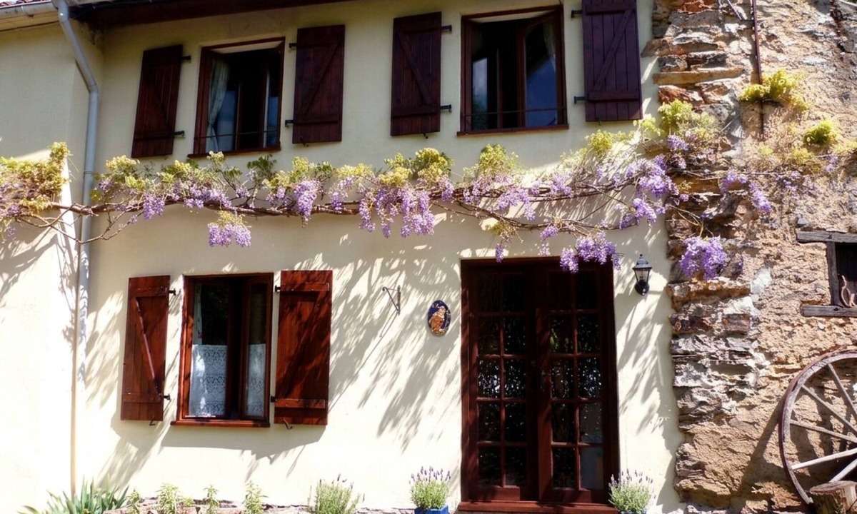 Vernoux-en-Gatine Cottage | Les Glycines Gîtes - La Roche gîte: Family-friendly gîte with shared pool