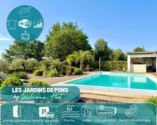 Fons House | Les jardins de Fons, 8 pers piscine