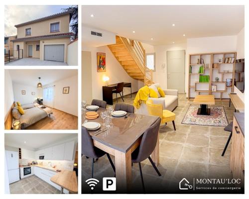 Montauban Villa | Les oiseaux, maison de 3 chambres et climatisation
