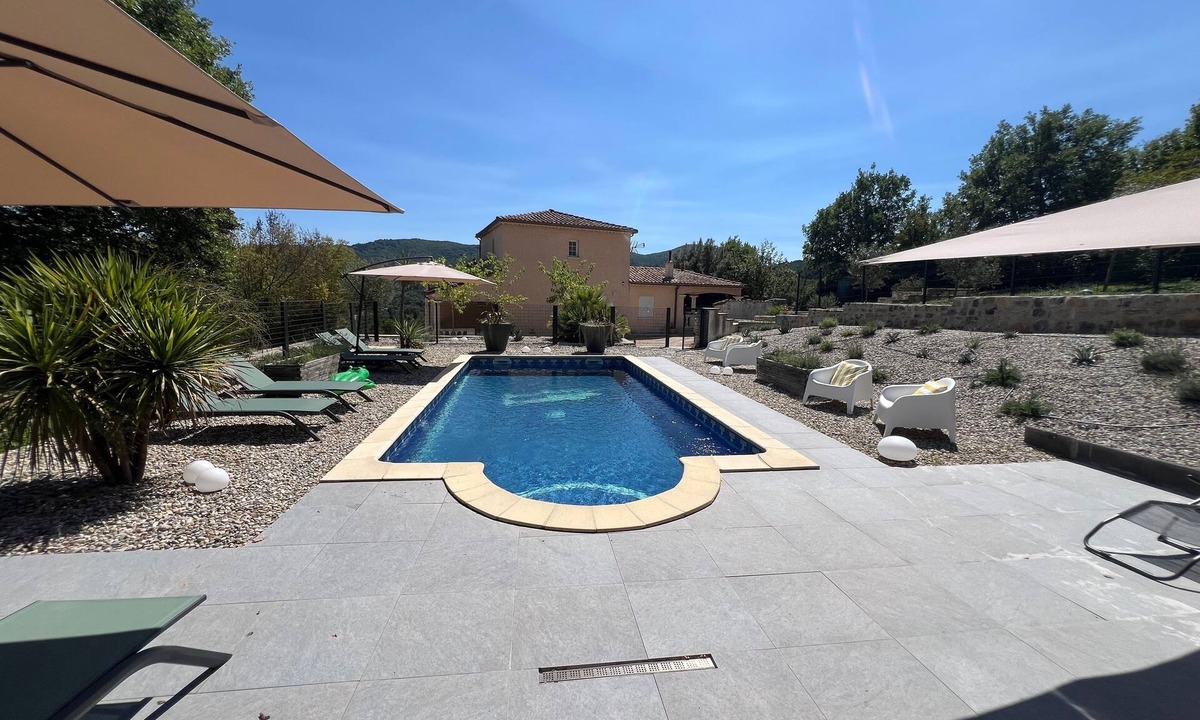 Molieres-sur-Ceze Villa | Les Oliviers - Villa climatisée avec piscine