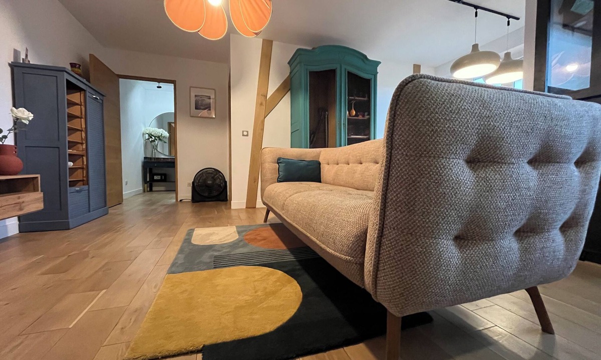 Reims Apartment | Les Rives Rémoises 2-bedroom apartment, view of park and river, near center 1.2 km