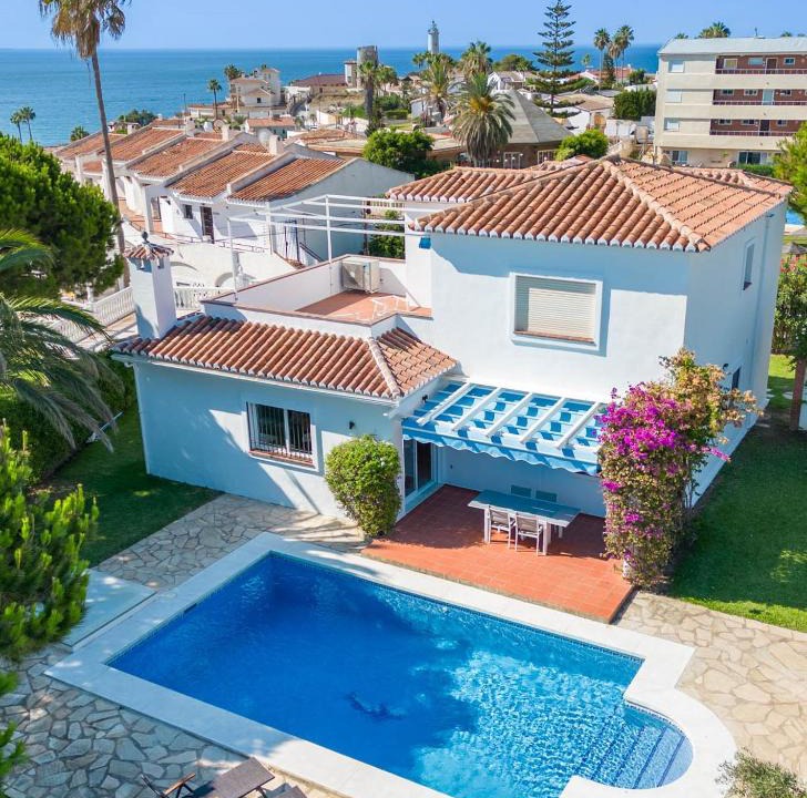 El Faro Villa | Lets in the Sun Villa Blue Mijas