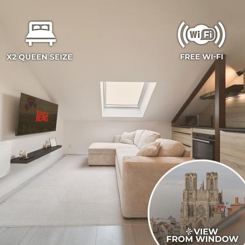 Hincmar Apartment | Libergier, Hyper centre, Wifi, Netflix