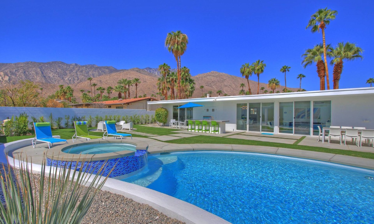 Twin Palms House | Limoncello Mid-Century Modern Sanctuary