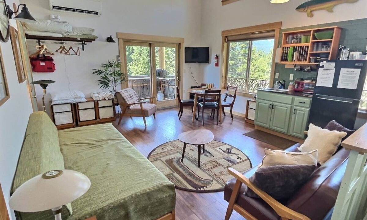 Packwood Apartment | Little Big Fish | Wifi, BBQ, AC ,Rainier View