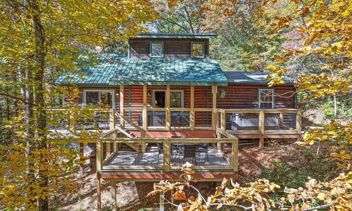 Pigeon Forge Cabin | Little Cove * Hot Tub* Infrared Sauna