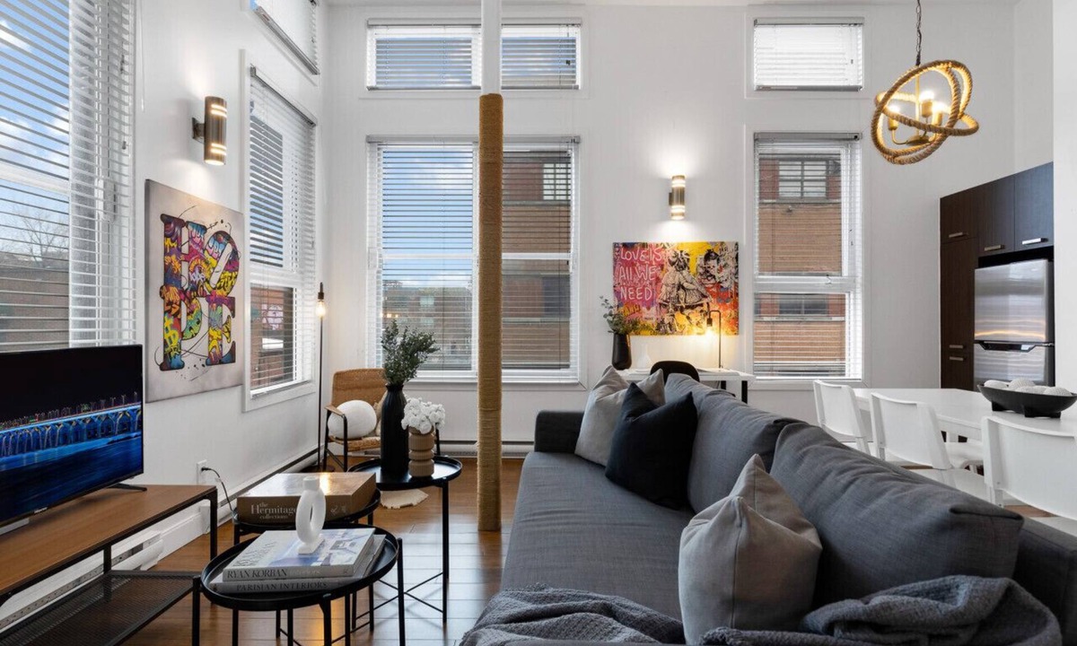 Plateau Mont Royal Apartment | LiV MTL Main-303 | Spacious 2BR Suite + Mezzanine