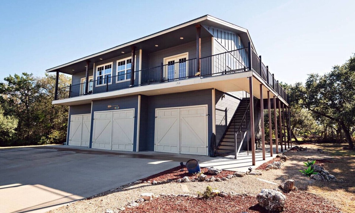 Belton House | Lively Lake House Upstairs Unit, Balcony, Backyard