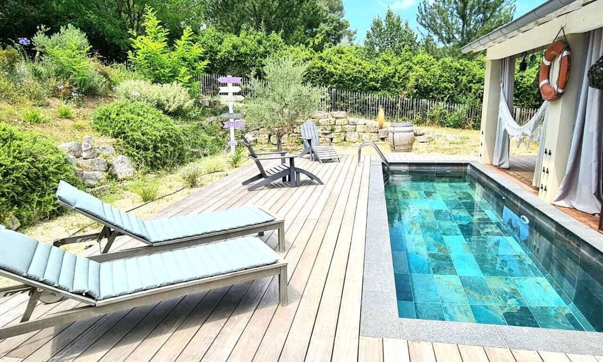 Saint-Andre-de-Roquepertuis House | Local stone Provencal country cottage with pool