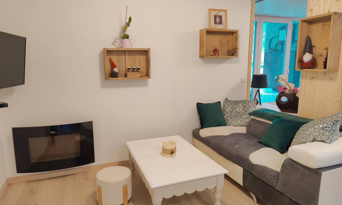 Le Lauzet-Ubaye Apartment | Location T2 Le Roselin Rez de Chaussée