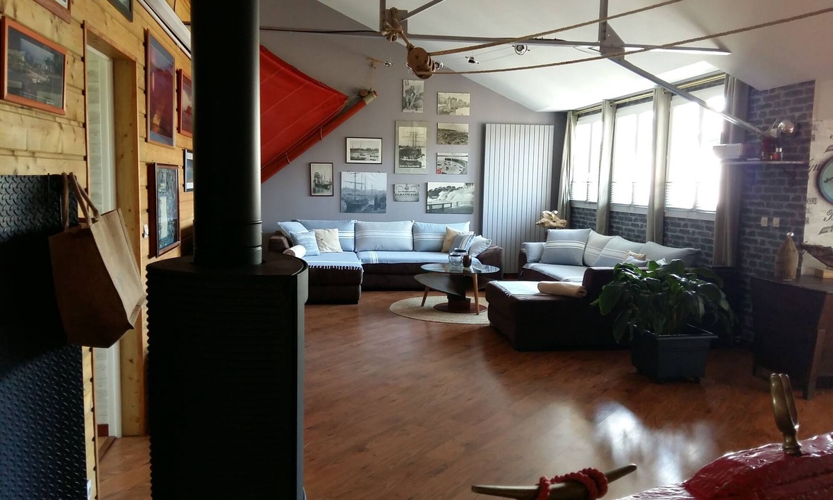 Donville-les-Bains Apartment | Loft-en-mer Spa+accès Suite 8 Pers