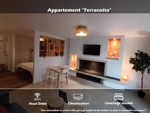 Sainte-Livrade-sur-Lot Apartment | Loft - Le Terracotta - Wifi HD - Télé - Clim