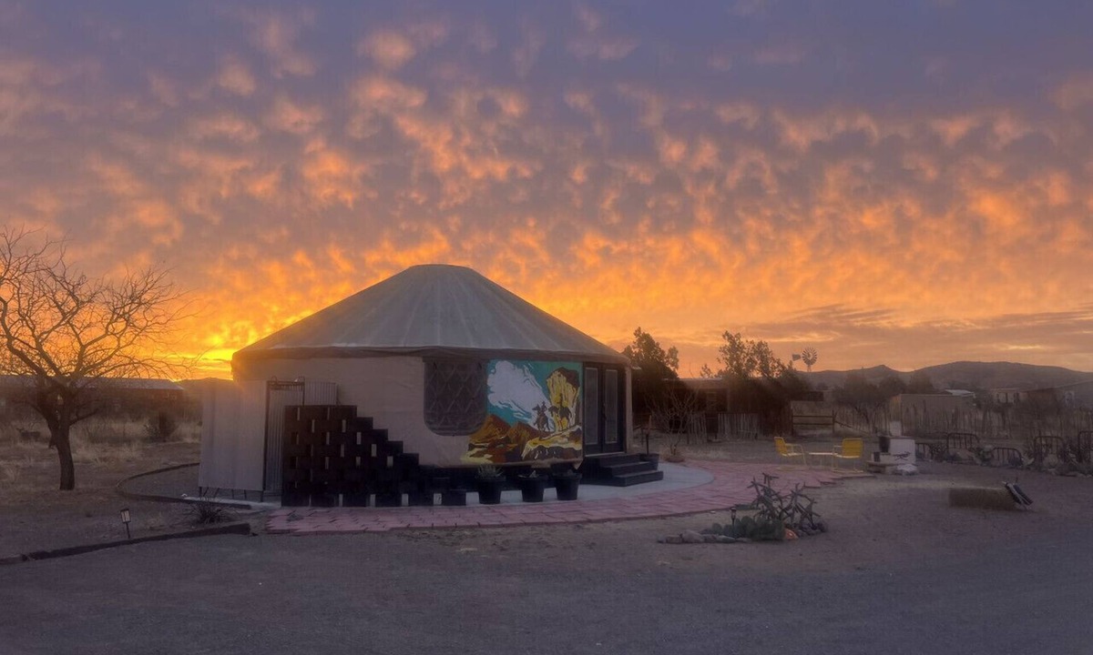 Alpine RV Rental | Lofted & Heated Yurt in Big Bend @ Casa Estrella
