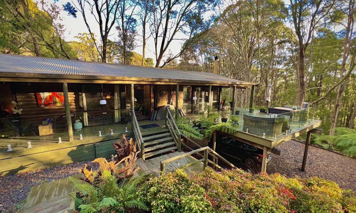 Sassafras House | 🔺Log Cabin🔺3BDR🔺2BR 🔺Quiet 🔺In Forrest