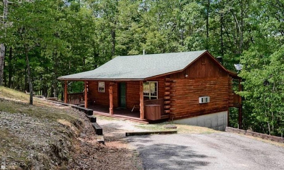 Sylvan Shores Cabin | Log Cabin Near Beaver Lake Wifi Fire Pit
