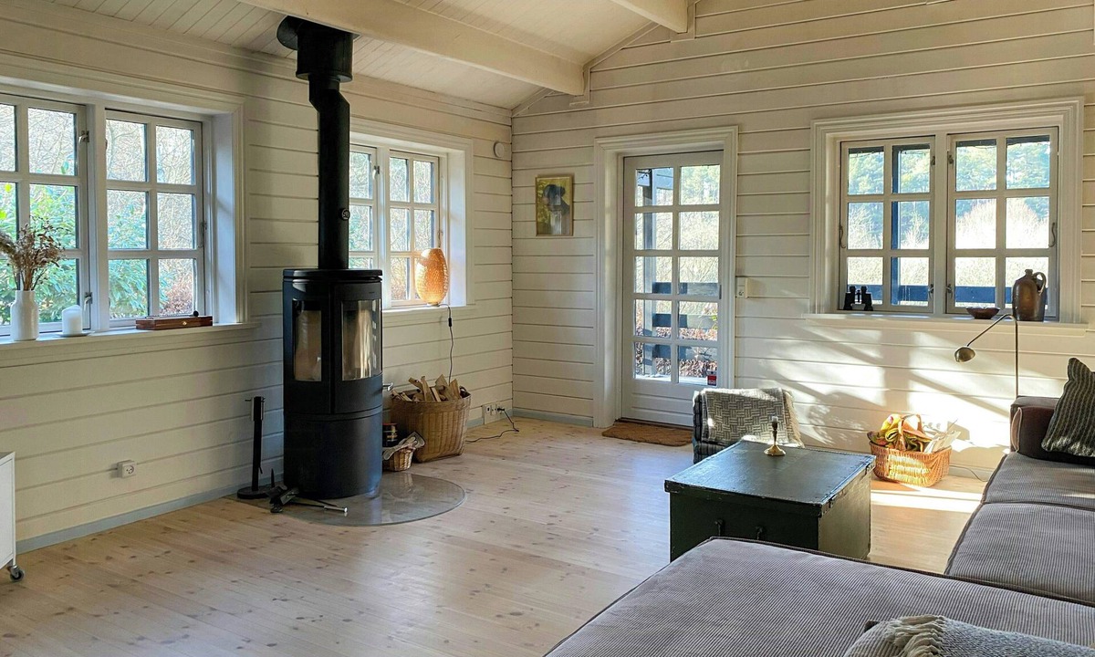 Vibæk Strand House | Log cabin near Nature Trail in Ebeltoft