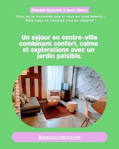Auch House | Logement entier centre ville Auch proche gare