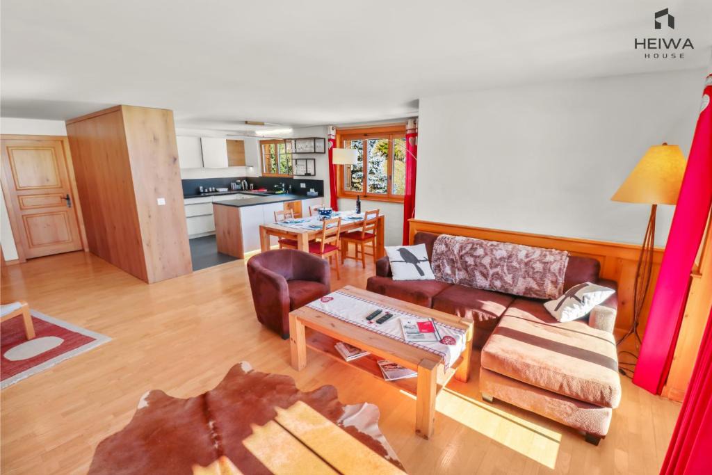 Chateau-d'Oex Apartment | Logement spacieux et confortable