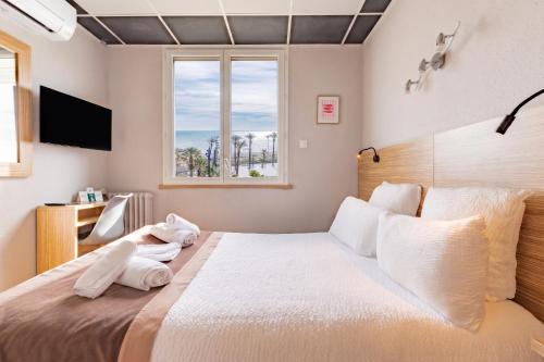Saint-Cyprien Plage Hotel | Logis Mar I Sol - Hôtel Restaurant en bord de Mer