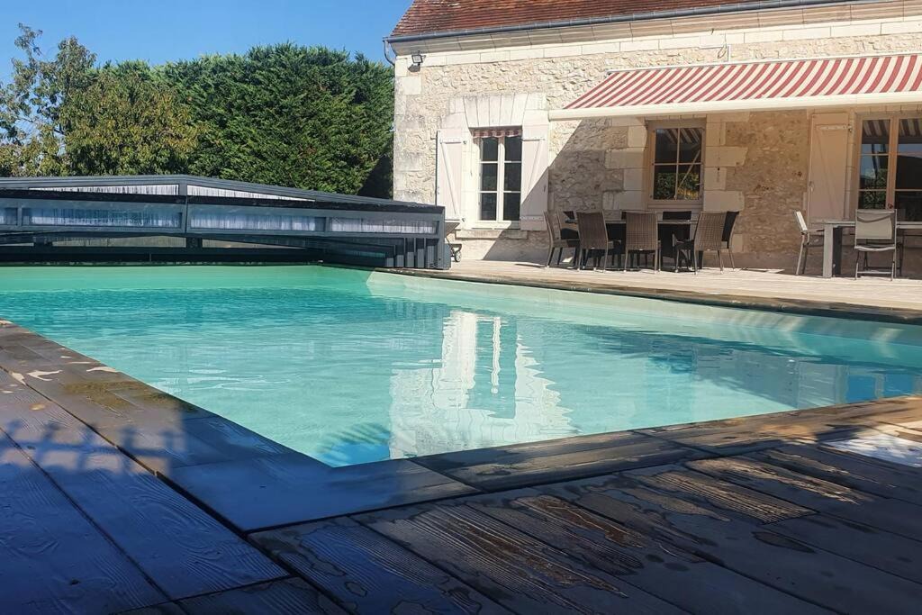 Luzille Villa | Longère avec Piscine Couverte Chauffée privative de Avril à Septembre