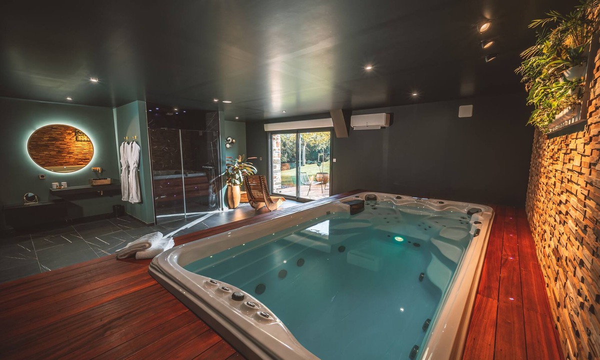 Argentre-du-Plessis Apartment | Love gite with swim spa and naughty space
