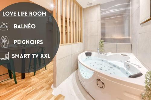 Etampes Apartment | Love Life Room-Jacuzzi-Netflix-Accès-24/7-Privé