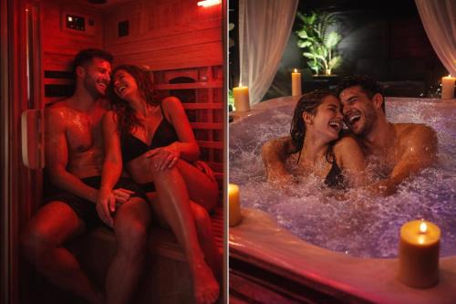 Mons Apartment | Love Room " Villa Donuts" , Spa, Jacuzzi, Sauna, 2 Bedrooms
