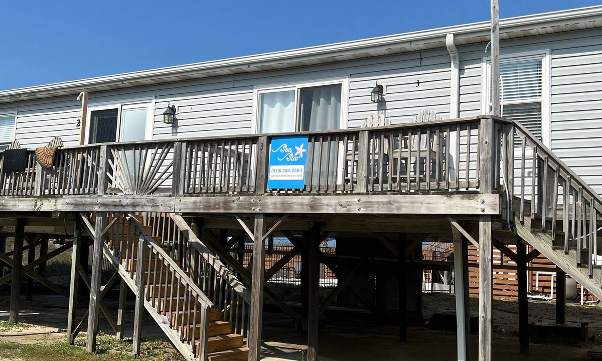 Yaupon Beach Condo | Love The Salt Shack! 2 bedroom oceanfront condo!