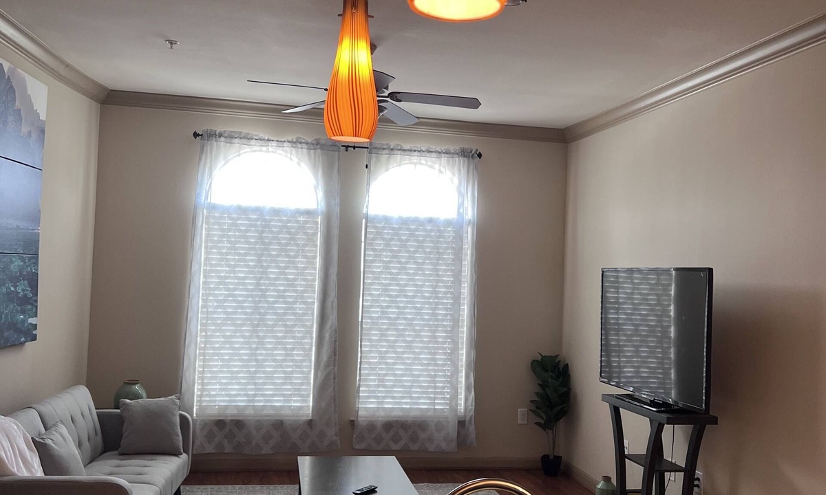 Houston Apartment | Lovely 1 bedroom apartment with pool and work station