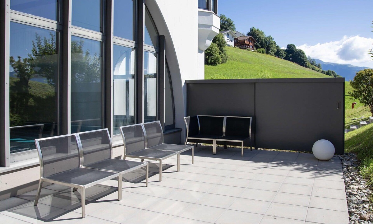Falera Apartment | Lovely apartment for 2 guests with WIFI, pool, TV, balcony, pets allowed and panoramic view