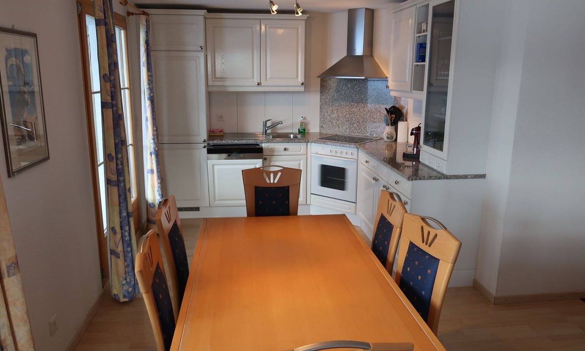 Riom-Parsonz Apartment | Lovely apartment for 8 guests with WIFI, TV, terrace, pets allowed and panoramic view