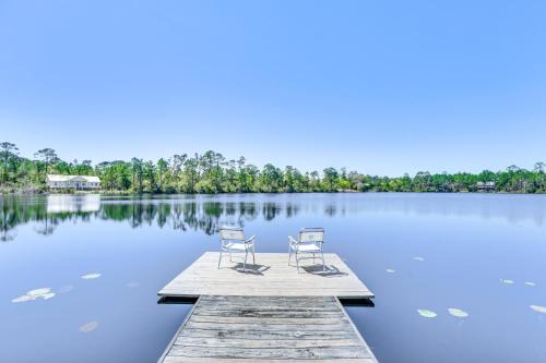 Carrabelle House | Lovely Carrabelle Home with Lake Views and Pool Access