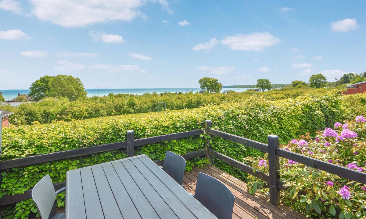 Bjert House | Lovely home in Bjert with house sea view