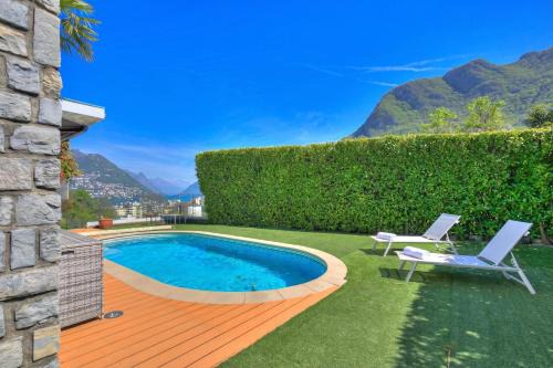 Lugano Villa | Lugano Lake View Villa with Private Pool