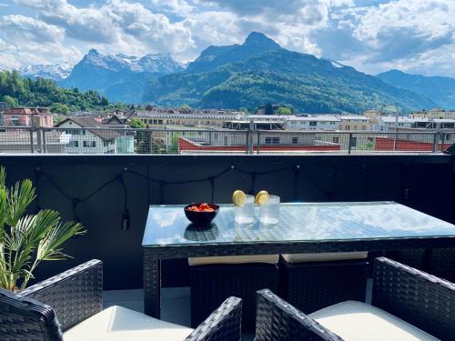 Brunnen Apartment | Luna o Mountainview o Pizzaoven