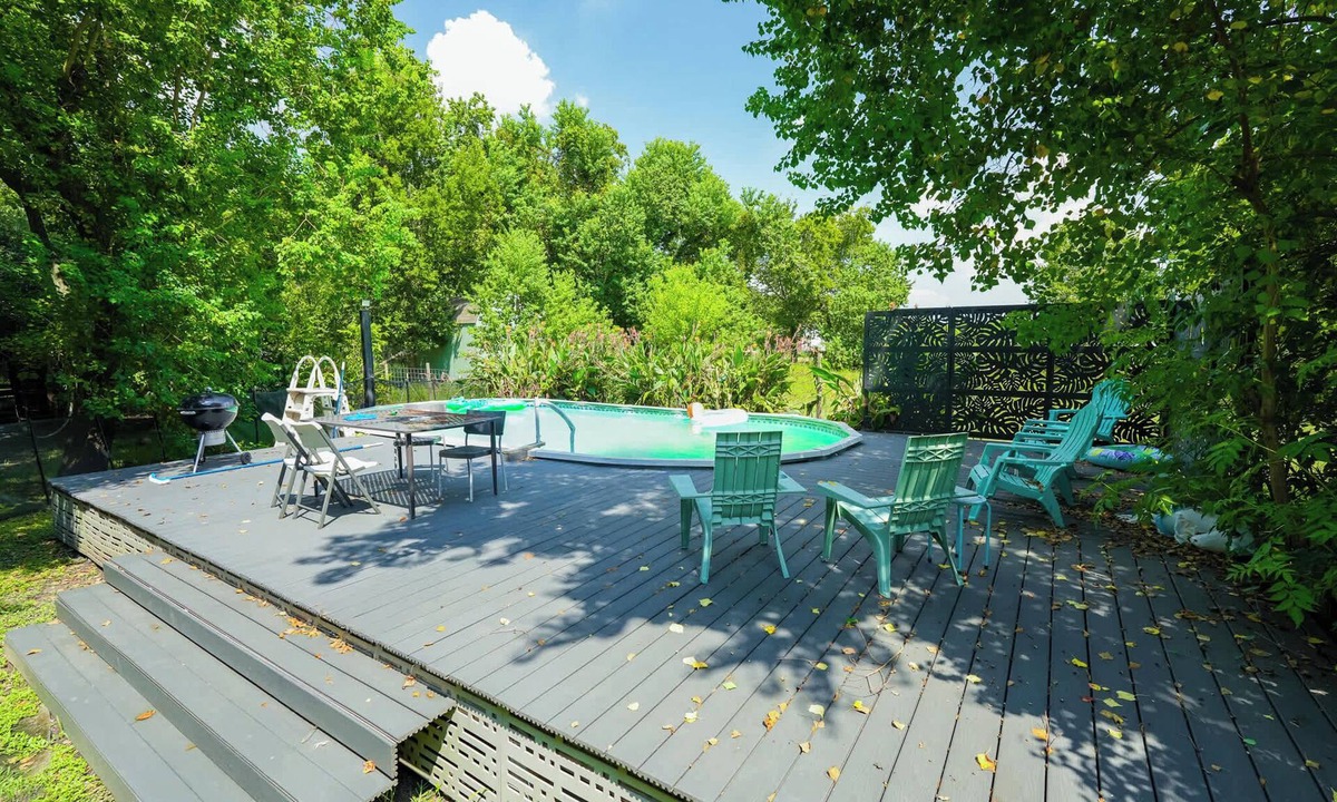 Central Southwest House | Lush 4BR Oasis w/Pool | Nature Views & Playroom
