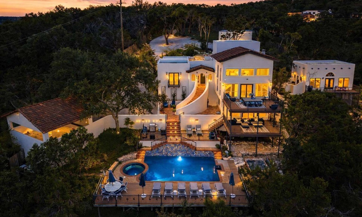 Wimberley House | Lux Hillside Retreat| Pool, Spa, Game Room & Views
