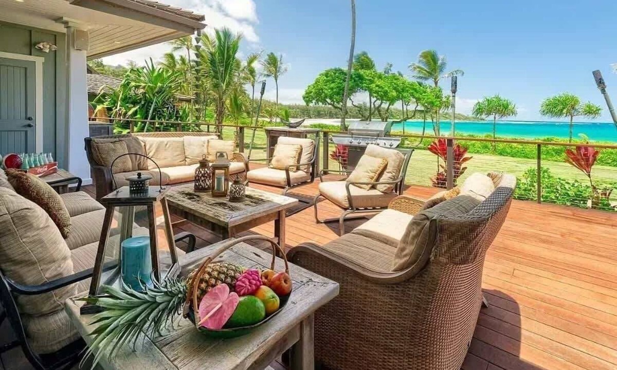 Anahola House | Luxe Beachfront Anahola with A/C