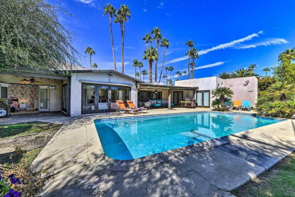 Deep Well Ranch House | Luxe Palm Springs Home with Backyard Oasis!