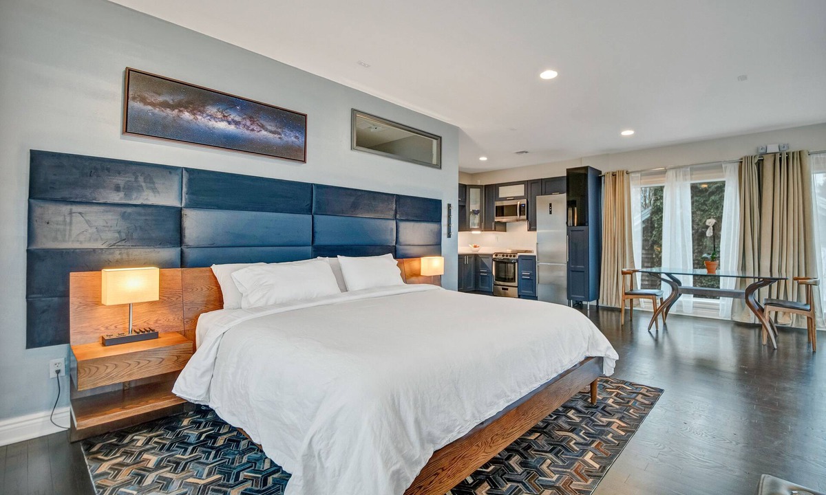 Warwick Apartment | Luxe Penthouse Loft on Main St- Steam Shower, Elevator, Parking, Views, Kitchen