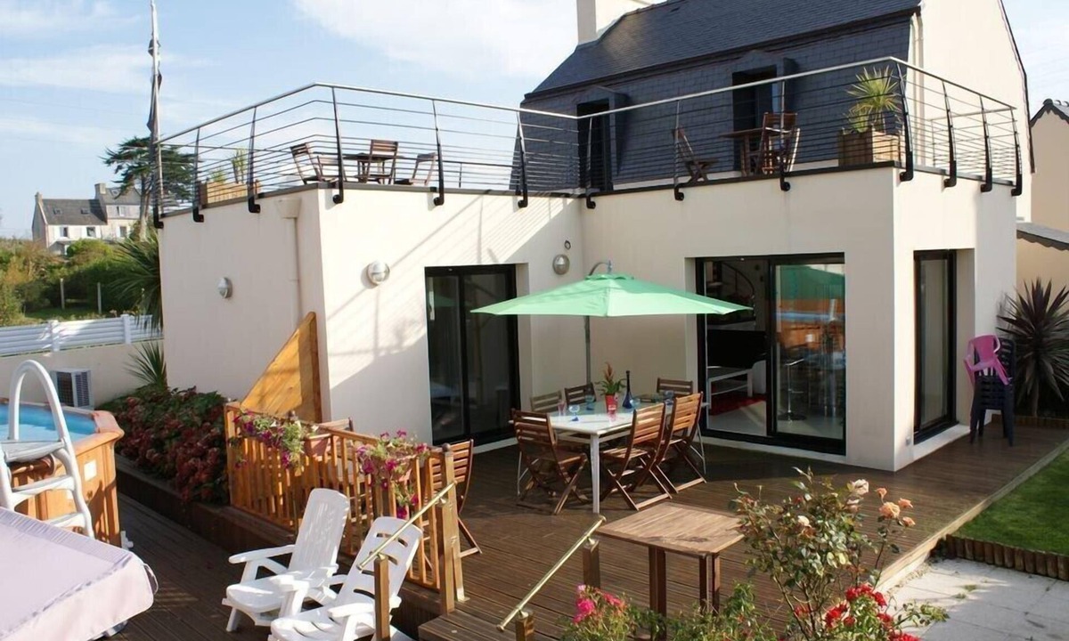 Ploudalmezeau House | Luxurious House Pool SPA very comfortable, very bright.