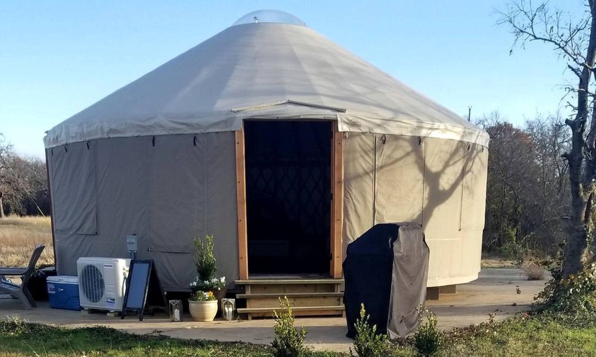 Flower Mound House | Luxurious Lakefront Yurt Rental for a Romantic Getaway near Grapevine, Texas