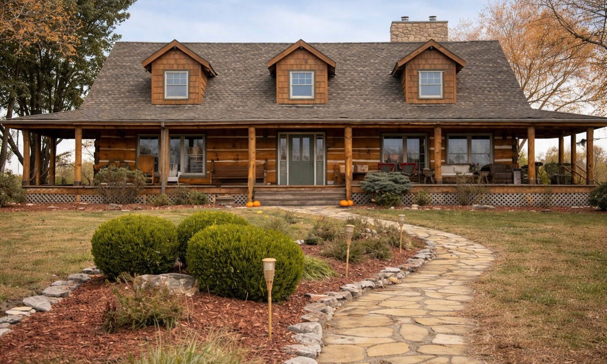 Drexel Cabin | Luxury 5-Bedroom Log Home on 40 Acres