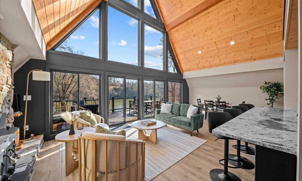 Greenville - Spartanburg House | Luxury A-Frame Lake House